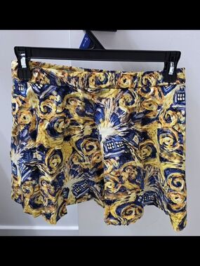 DOCTOR WHO Handmade Exploding TARDIS Girls Skirt